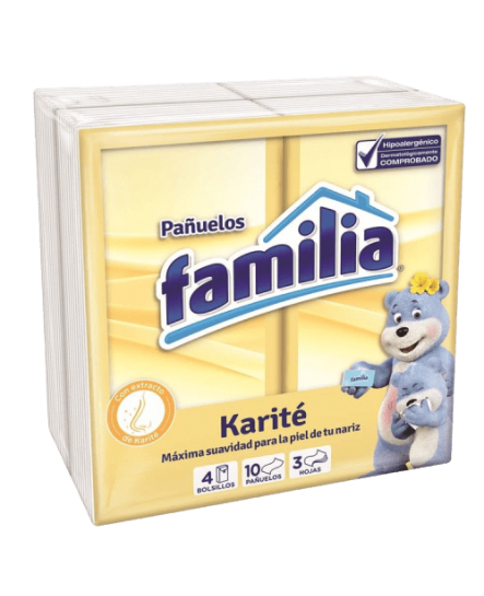 PANUELOS FAMILIA KARITE 3HJ. 30X4X10